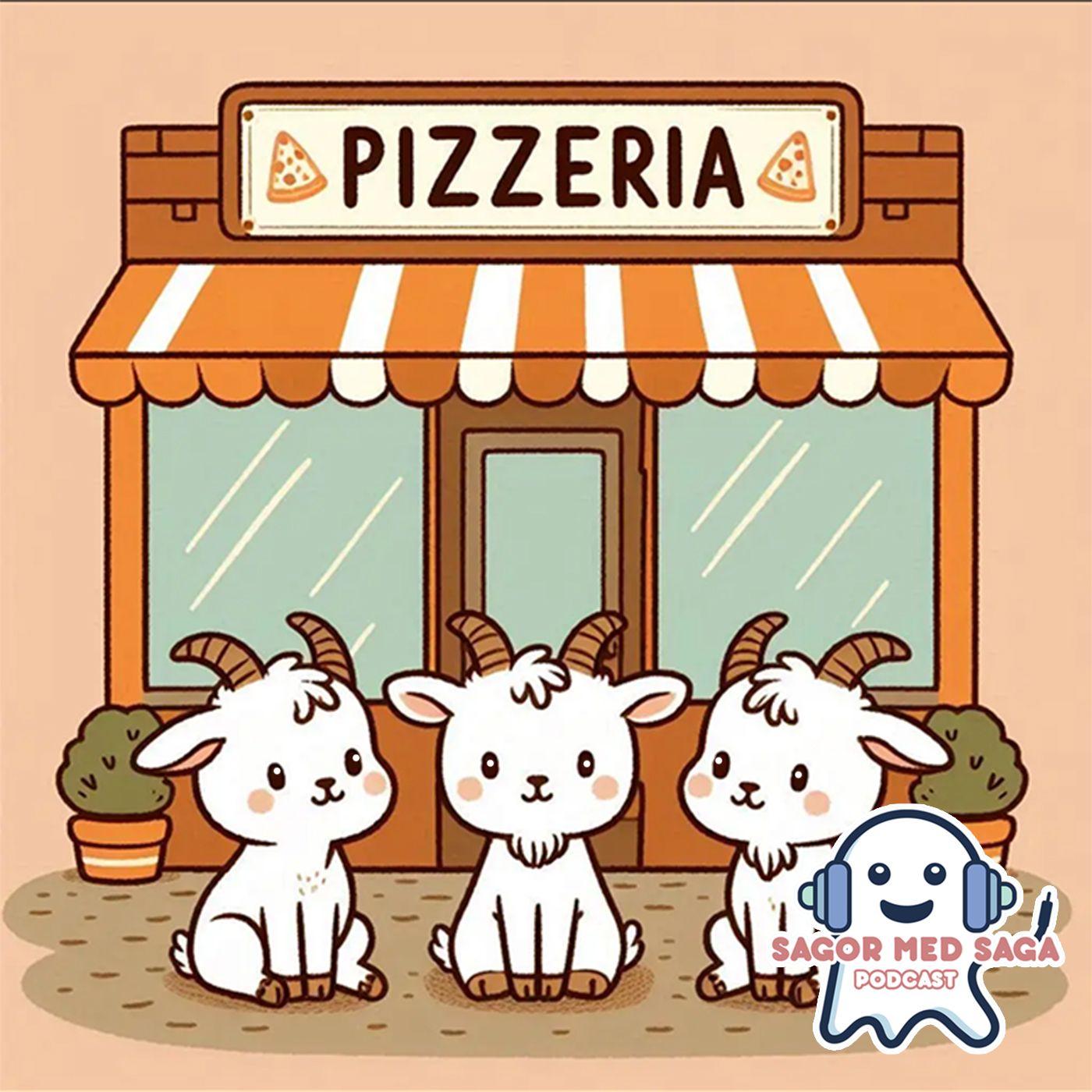 Bockarna Bruse - Den magiska pizzerian