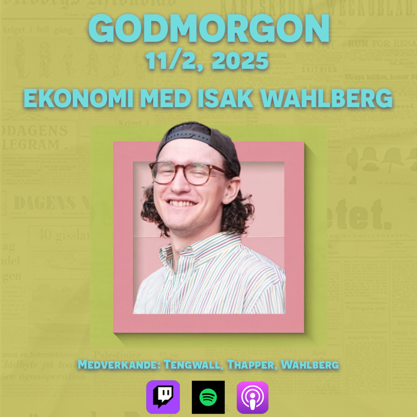 11/2, 2025 - Ekonomi med Isak Wahlberg