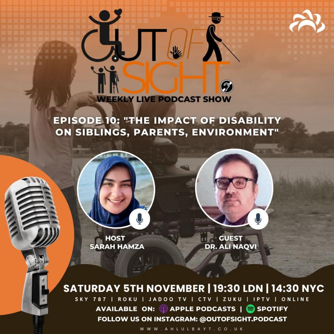 Episode 10 - The impact of disability on siblings, parents  and the environment.
