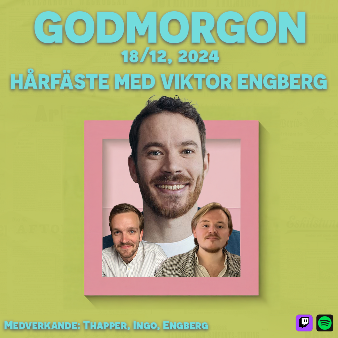 18/12, 2024 - Hårfäste med Viktor Engberg