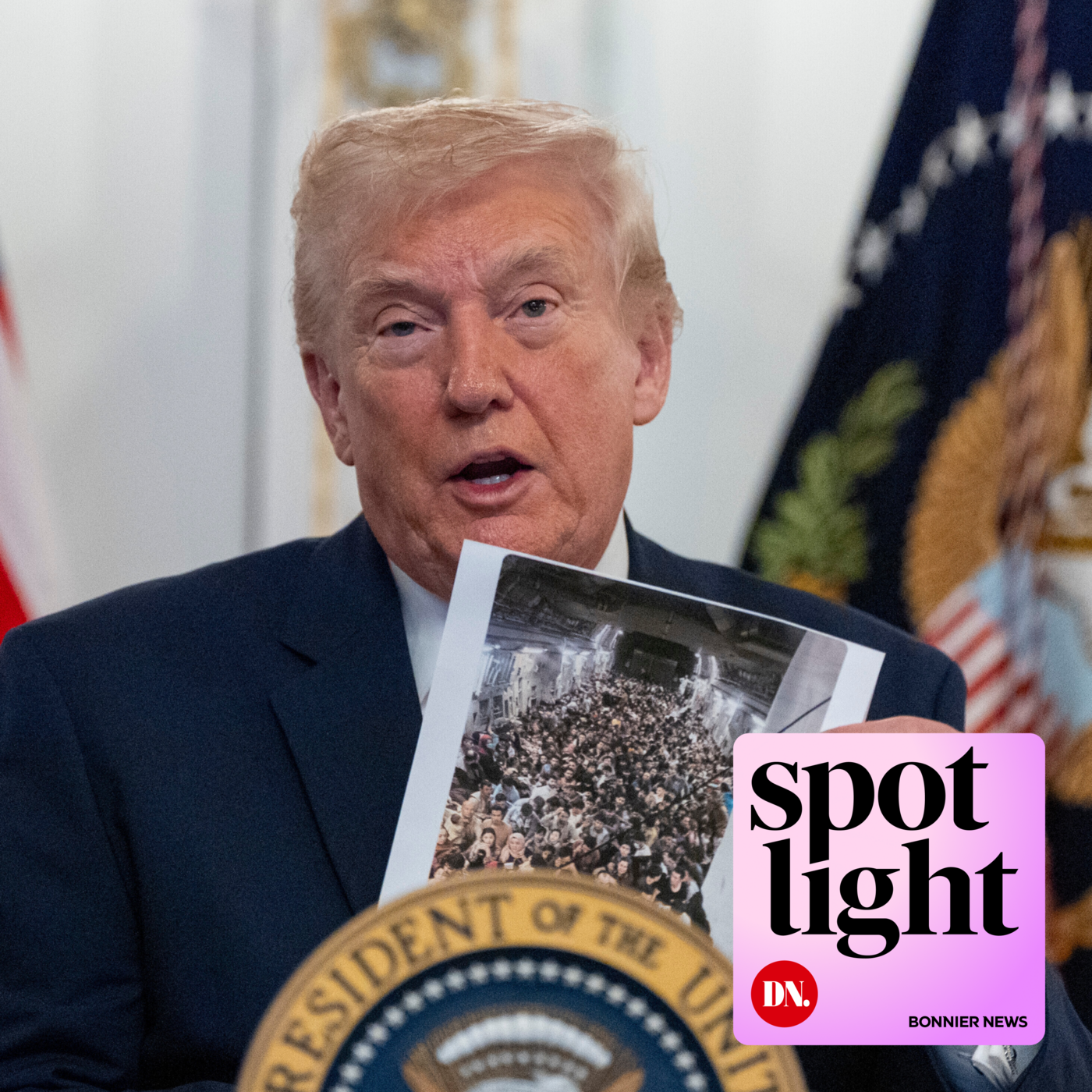 Trumps hårda invandrarutspel efter skjutningen i Washington