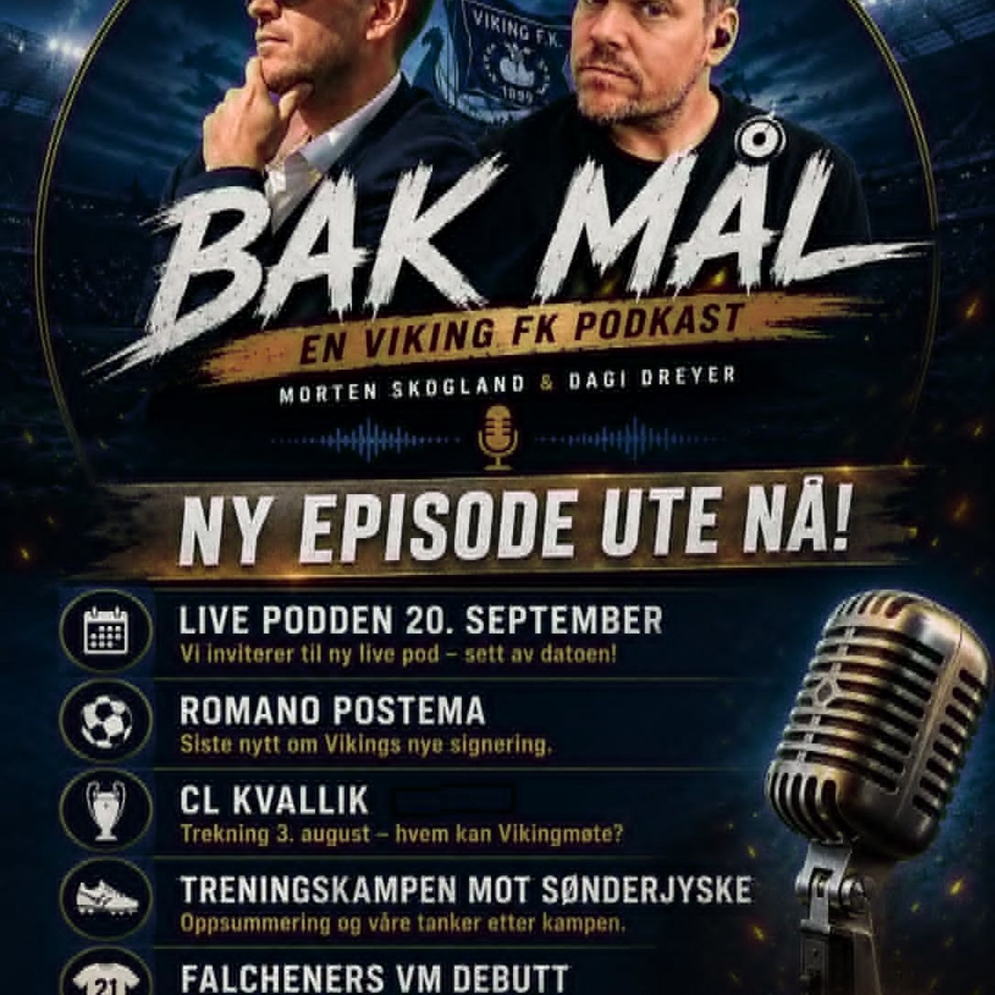 #55 Kveldsdrøs med Dagi & Morten – Postema, CL kvalik og Sønderjyske! episode artwork