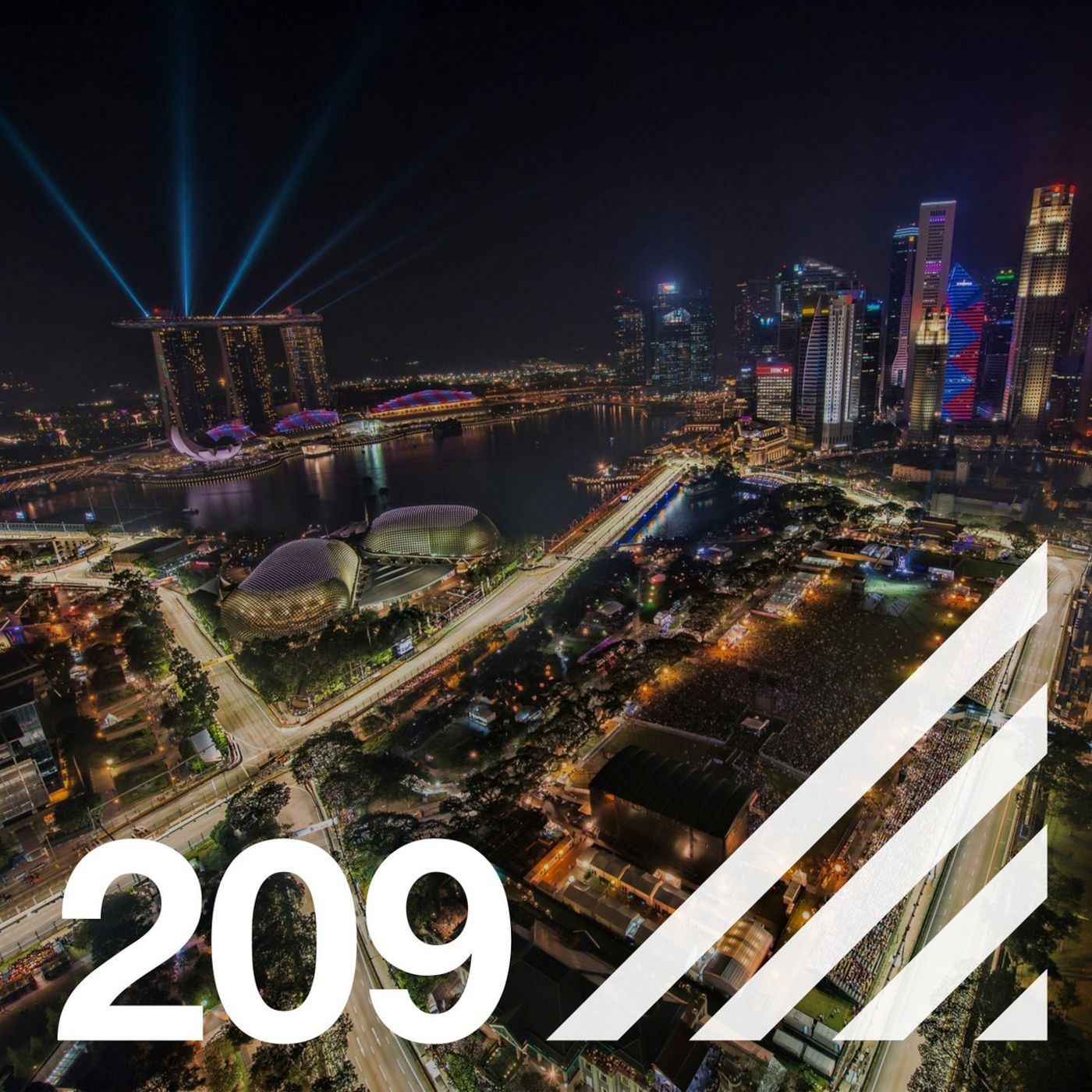 209. Viasat Motors F1-podd - Night Race episode artwork