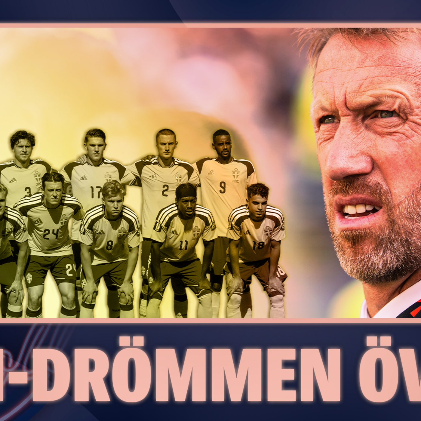 85. SVERIGE UTSLAGNA UR VM: ”Lås fast Graham Potter i Solna!” episode artwork