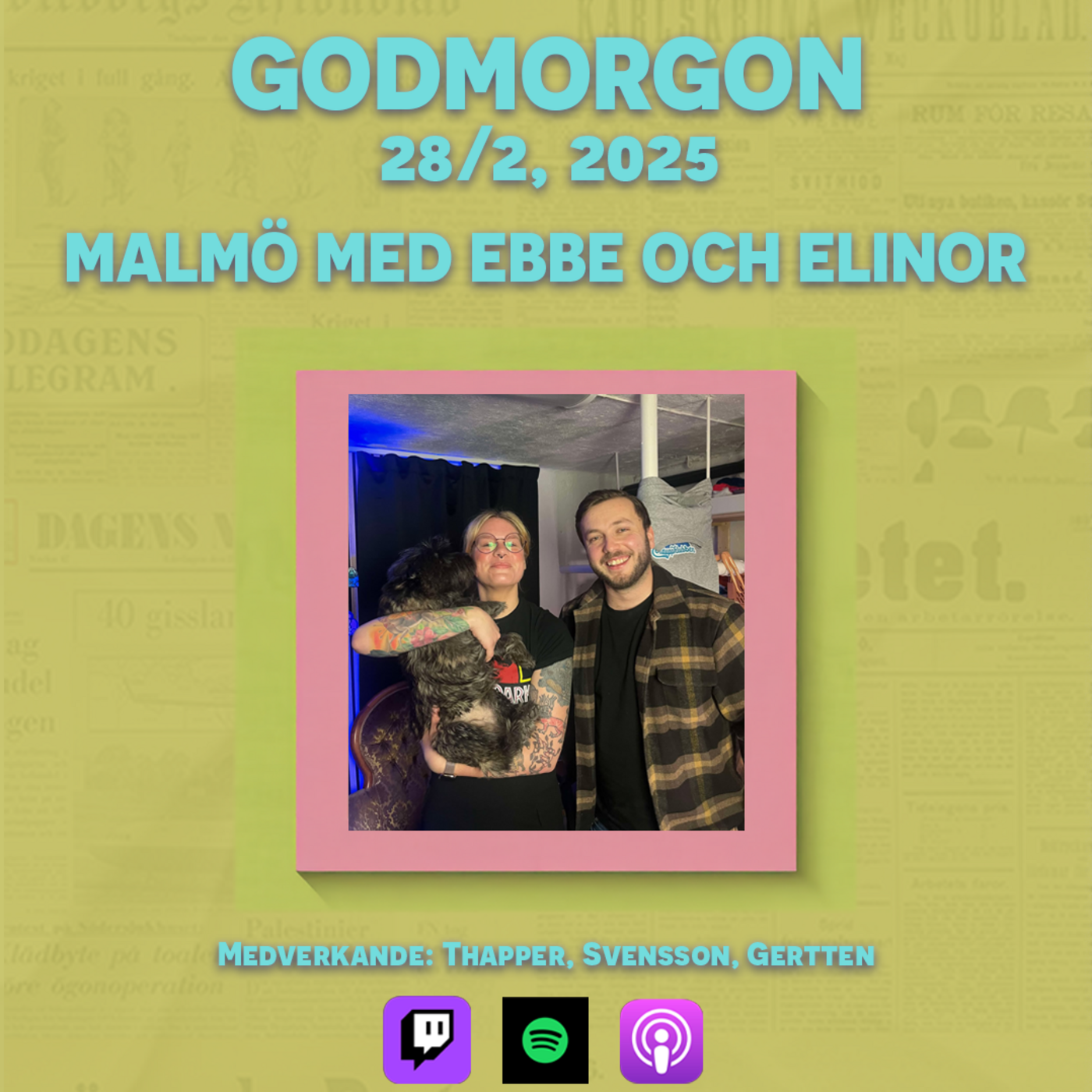 28/2, 2025 - Malmö med Ebbe och Elinor