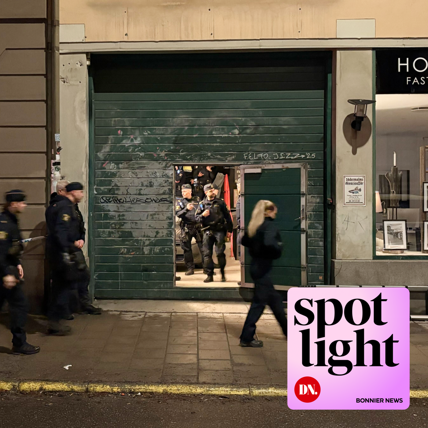 Razzian mot hemliga pokerklubben Krukan