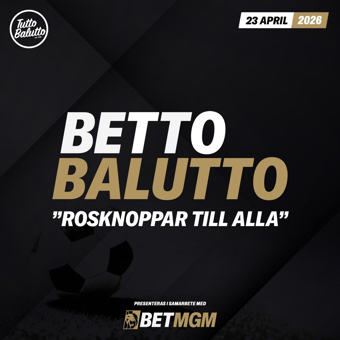 Betto Balutto - 23 april 2026