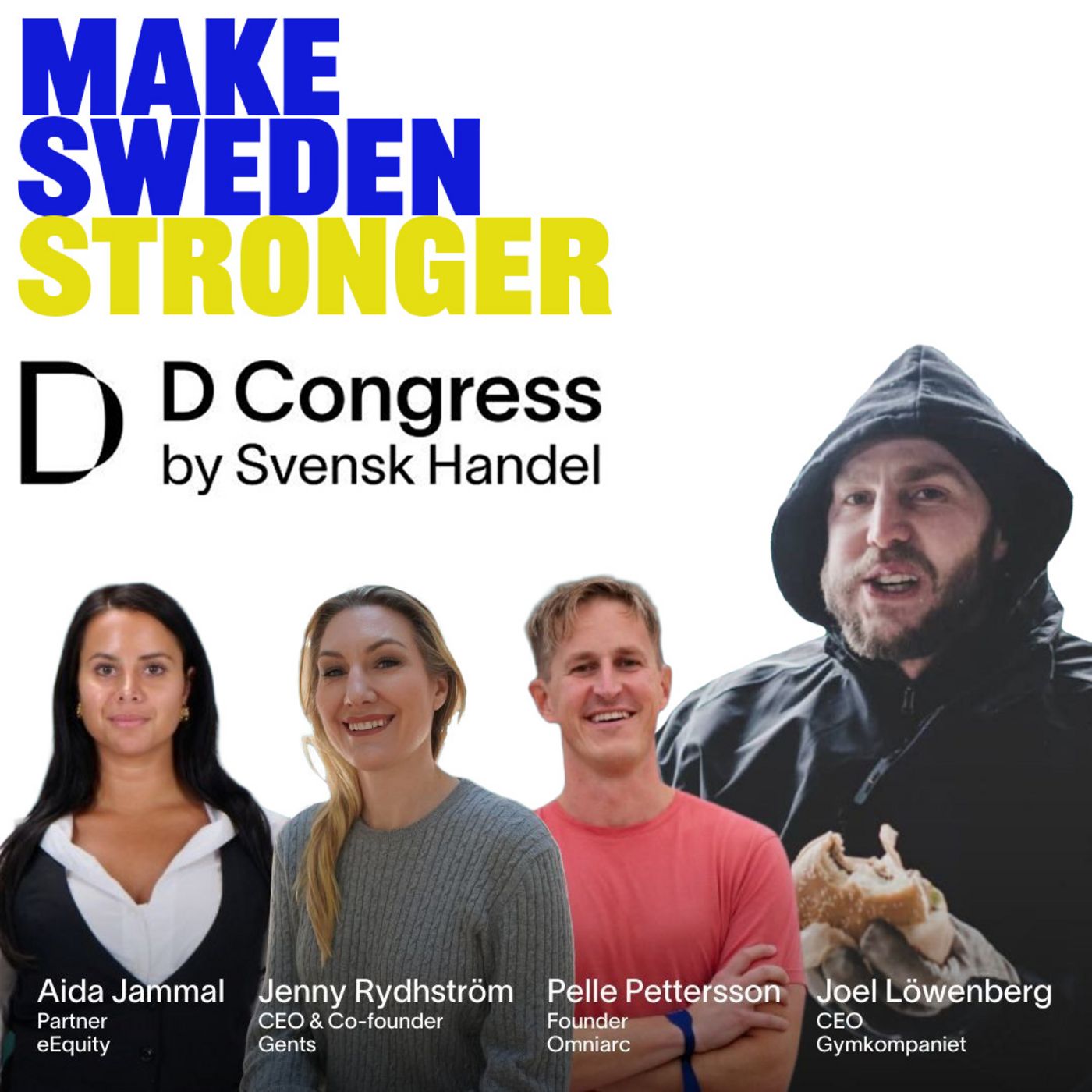 3 intervjuer från D Congress, Aida Jammal, Jenny Rydhström och Pelle Pettersson