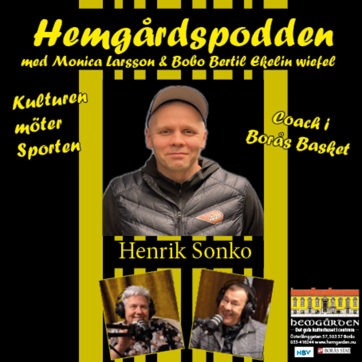 Hemgårdspodden #66 med coachen Henrik Sonko Borås basket episode artwork