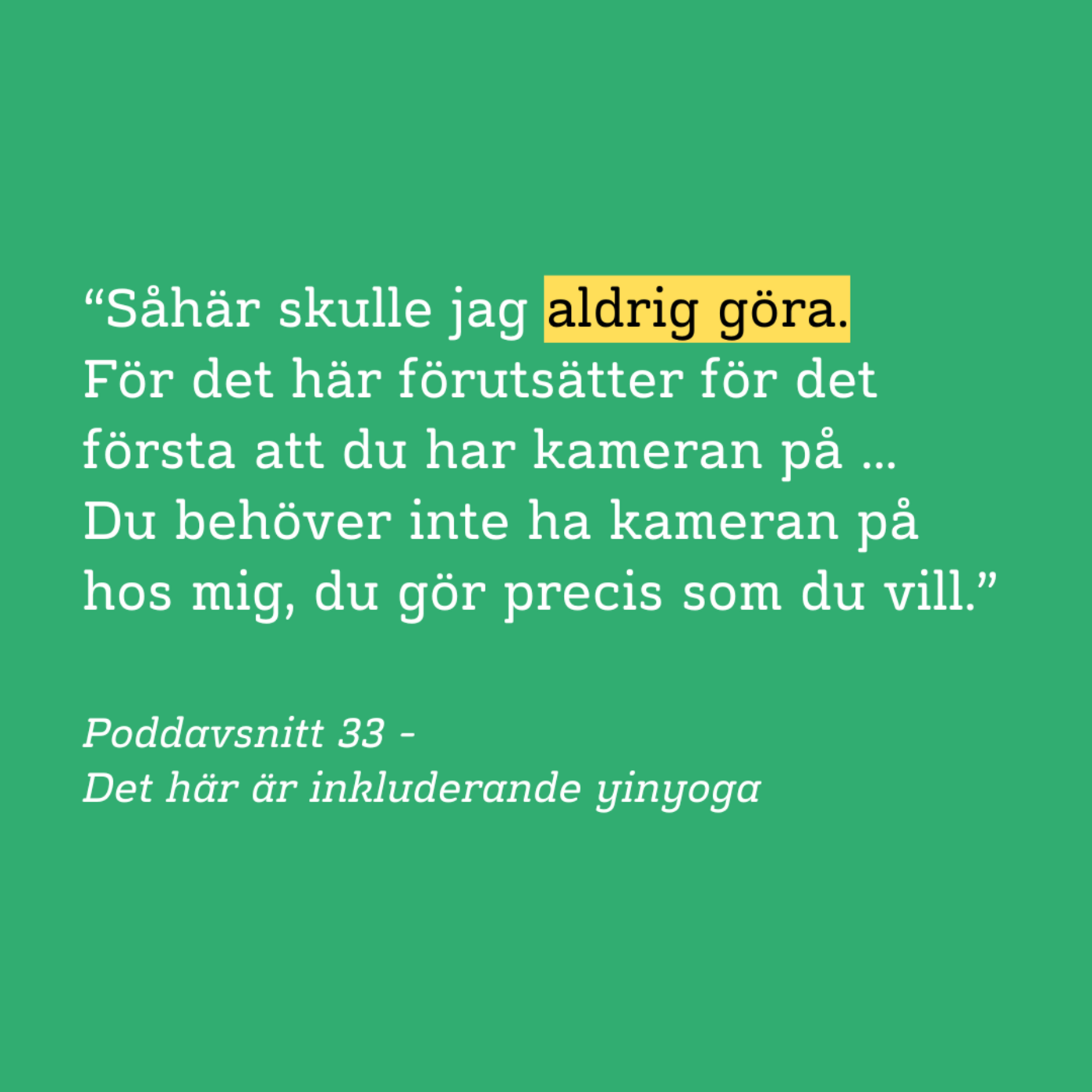 Släpp tyglarna