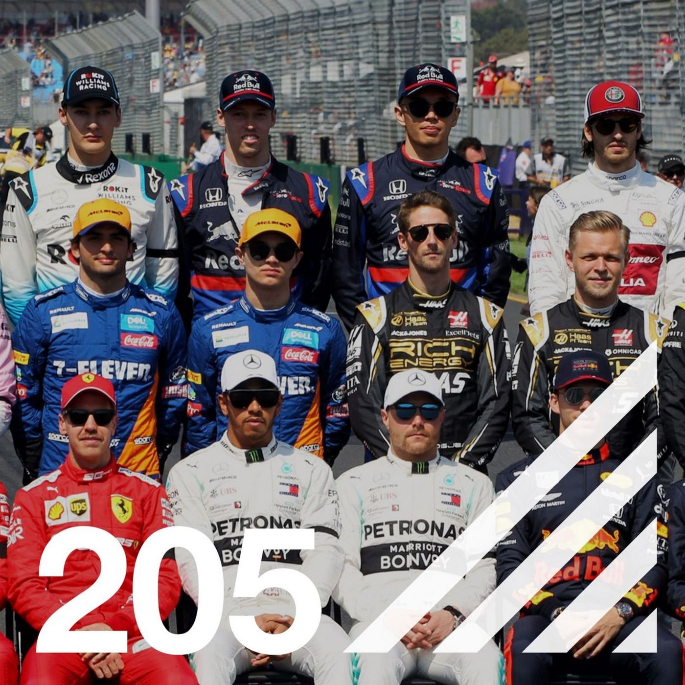 205. Viasat Motors F1-podd - Sammanfattning första halvan av F1 2019 episode artwork