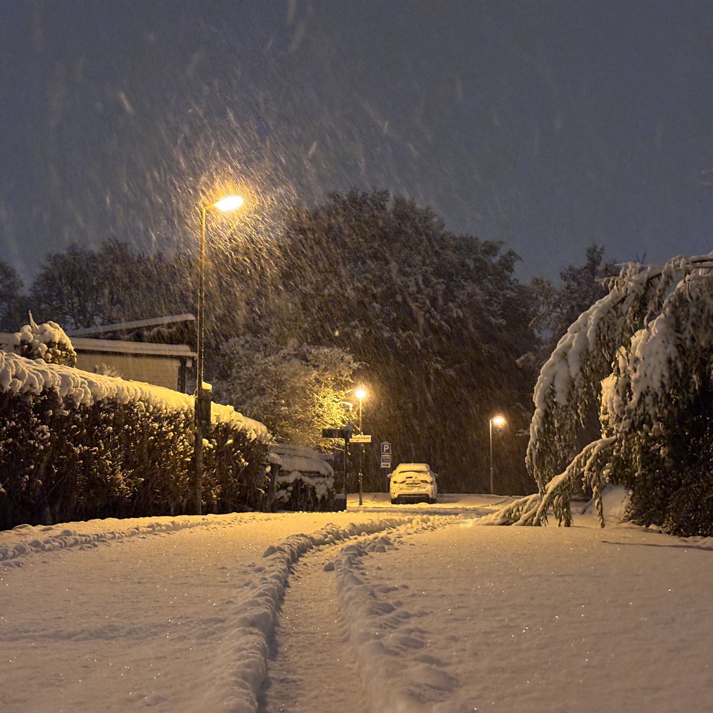 Stora trafikproblem väntas efter snöfall i natt episode artwork