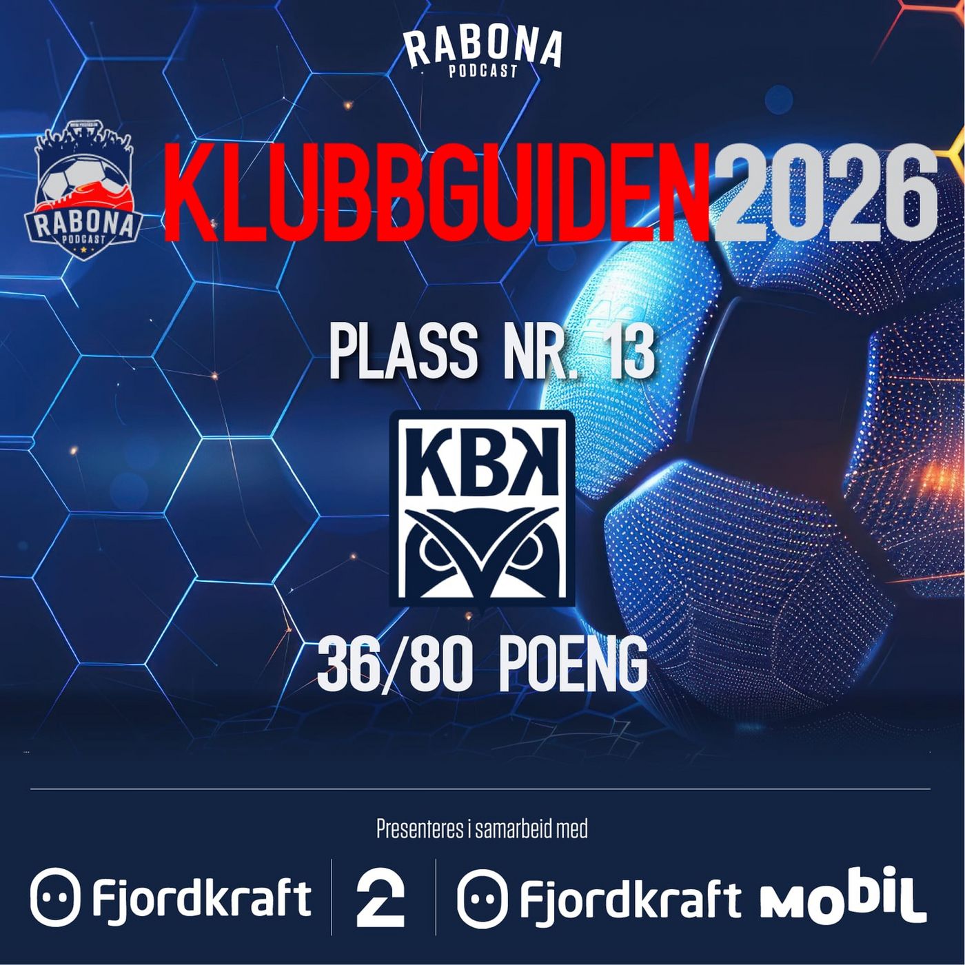 KlubbGuiden 13.plass: KBK episode artwork