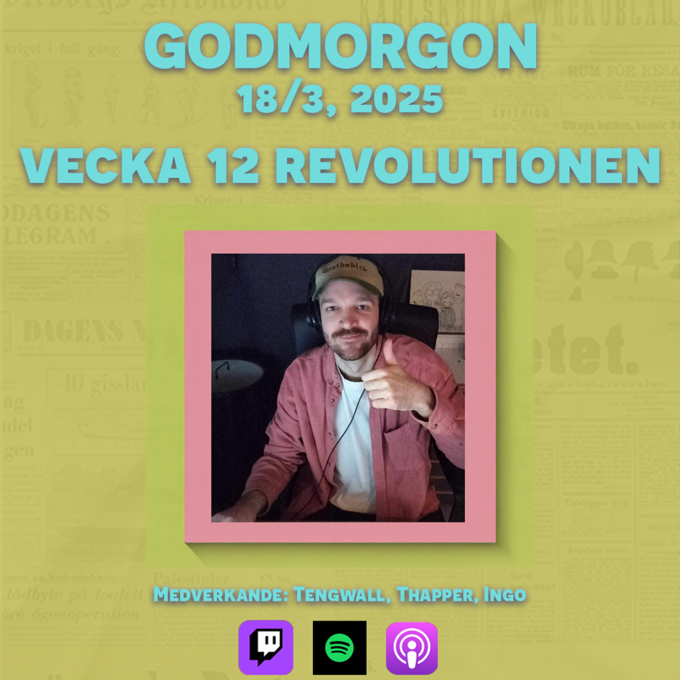 18/3, 2025 - Vecka 12 revolutionen