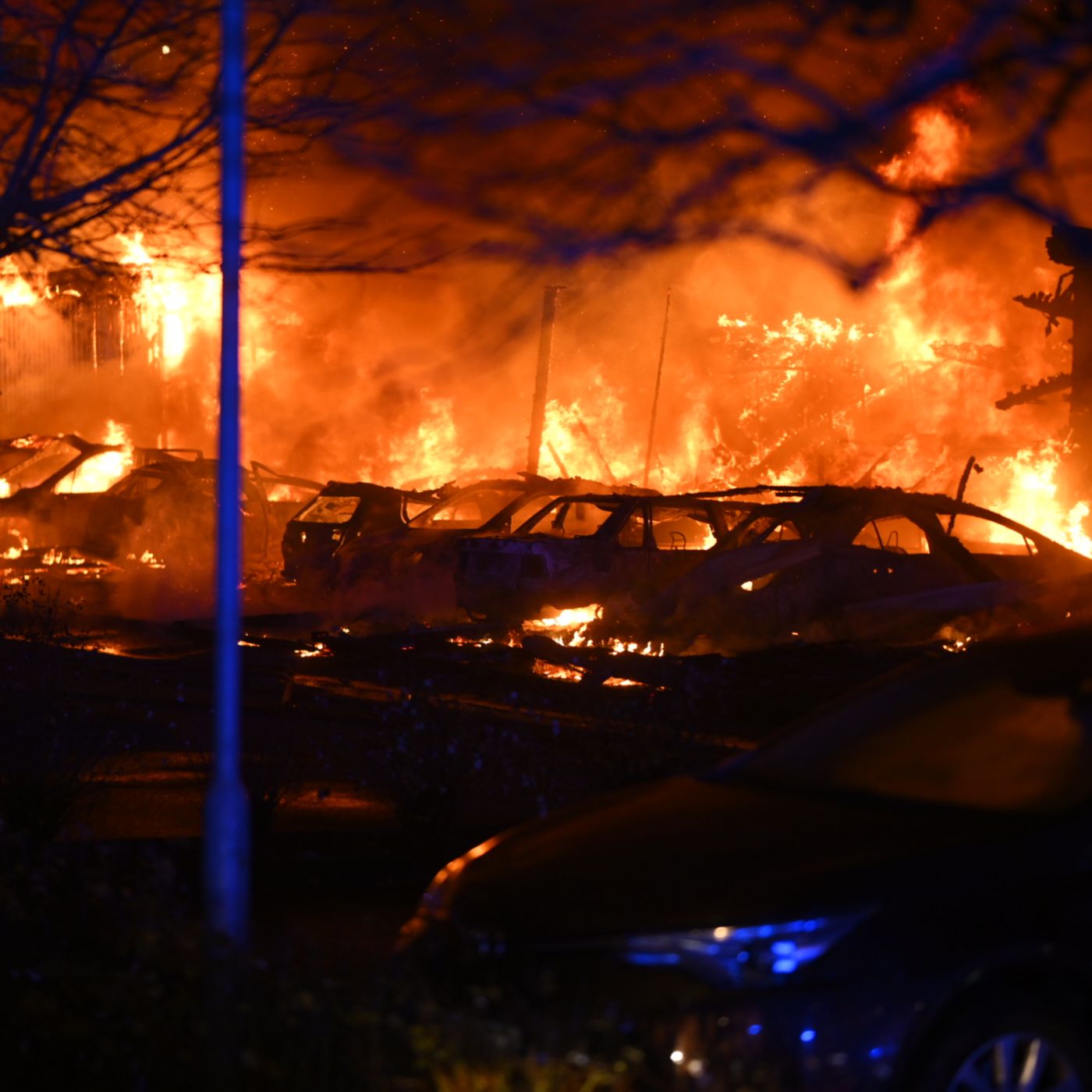 Storbrand i Ängelholm